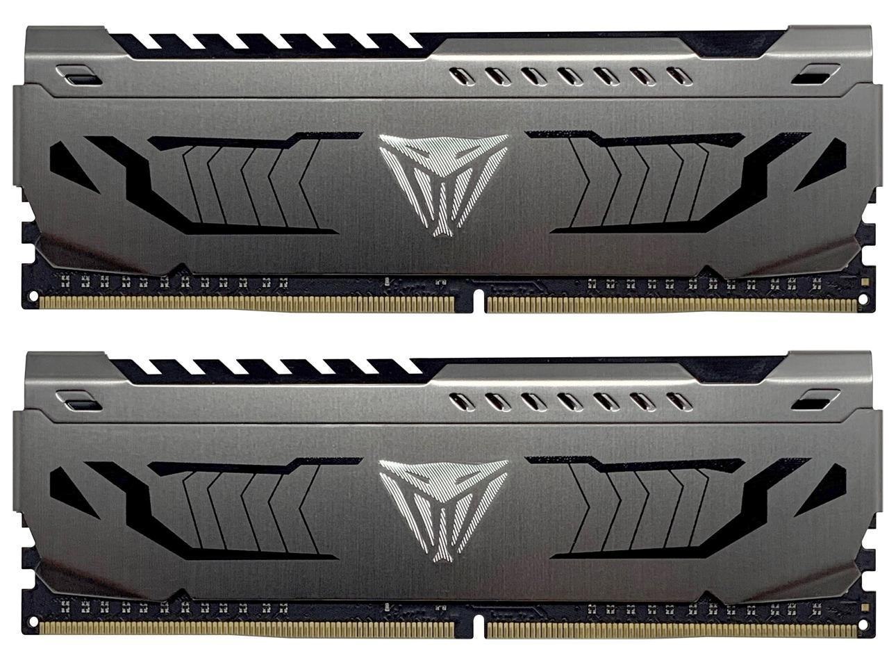 Patriot Viper Steel 64GB (2 X 32GB) 288-Pin PC Ram DDR4 3600 (PC4 28800) Intel XMP 2.0 Desktop Memory Model PVS464G360C8GK