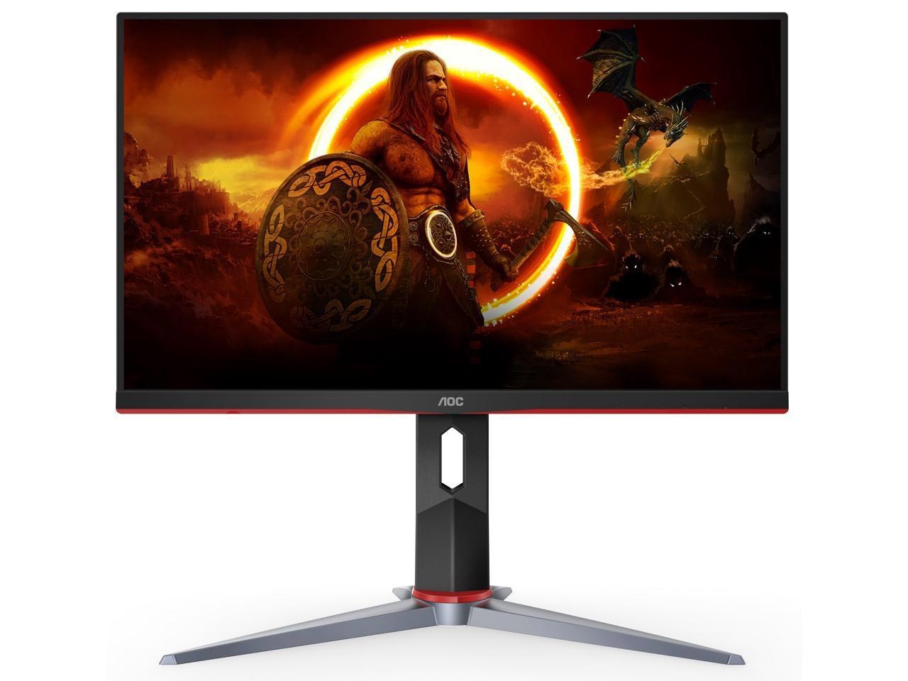 Aoc 24G2S 24" (23.8" Viewable) FHD 1920 X 1080 165 HZ FreeSync Premium (Amd Adaptive SYNC) Flat Panel Gaming Monitor