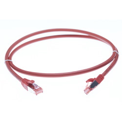 4Cabling 0.25M Cat 6A S/FTP LSZH Ethernet Network Cable. Red