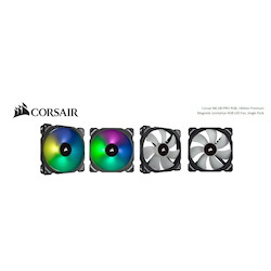Corsair ML140 Pro RGB, 140MM Premium Magnetic Levitation RGB Led PWM Fan, Single Pack (Embargo Nov 16)