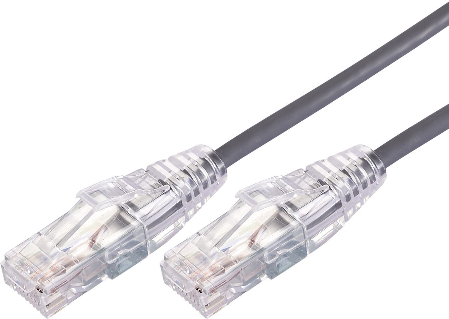 Comsol 1M RJ45 Cat 6A Ultra Thin Patch Cable - Grey