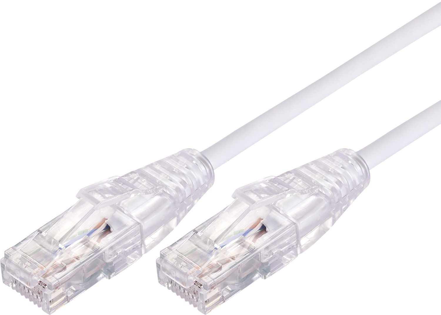 Comsol 2M RJ45 Cat 6A Ultra Thin Patch Cable - White