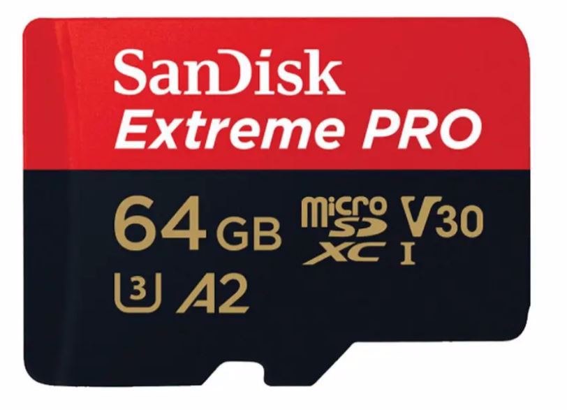 SanDisk Extreme Pro 64 GB Class 10/UHS-I (U3) microSDXC