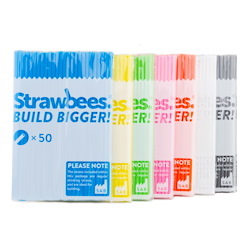 Strawbees Construction Pipes - 350PK
