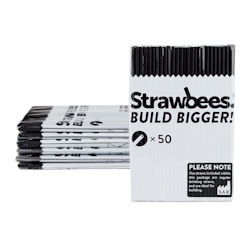 Strawbees Construction Pipes - Black