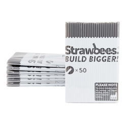 Strawbees Construction Pipes - Grey