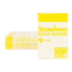 Strawbees Construction Pipes - Yellow