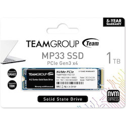 Team Group MP33 1TB, M.2 (2280), NVMEe 1.3, R/W(Max) 1800MB/s, 1500MB/s, 220K/200K Iops, 350TBW, 5 Years Warranty