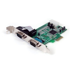 Sunix StarTech Pex2s553 Serial Adapter - Low-Profile Plug-In Card - Pci Express - PC, Mac, Linux - 2 X Number Of Serial Ports External