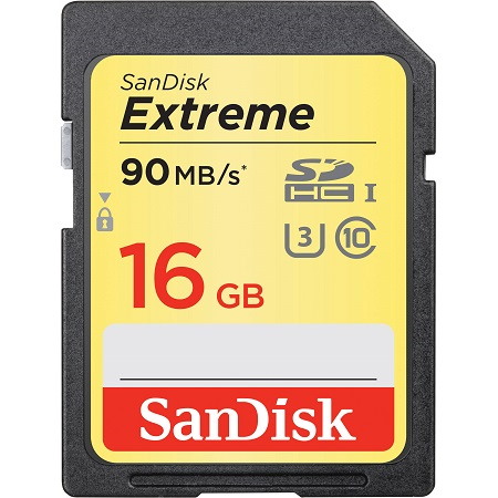 SanDisk Extreme 16 GB UHS-I SDHC