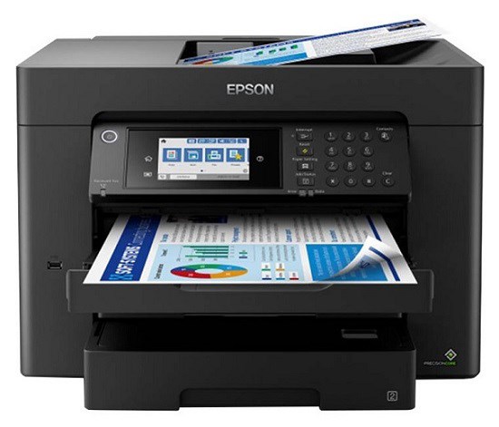 Epson WorkForce WF-7845 Wireless Inkjet Multifunction Printer - Color