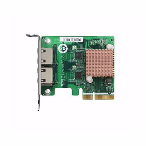 Qnap Dual Port 2.5Gbe 4-Speed Network Card