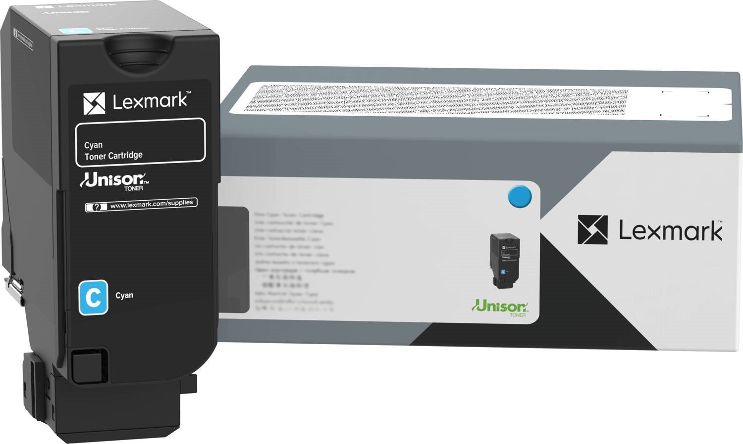 Lexmark Original Laser Toner Cartridge - Cyan Pack