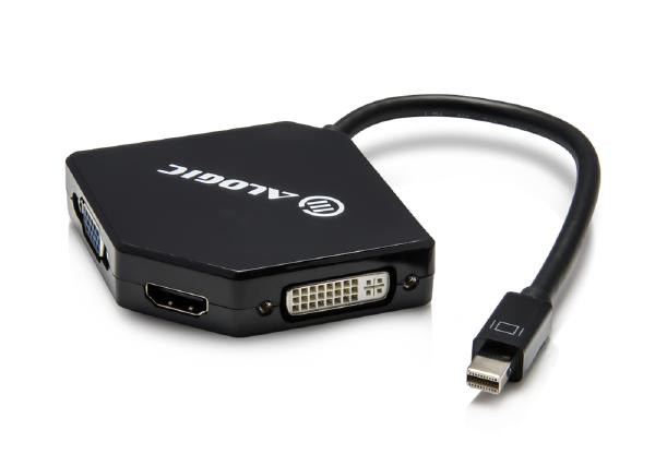 Alogic 3In1 Mini DisplayPort To Hdmi/ Dvi/ Vga Adapter Male To 3 Female