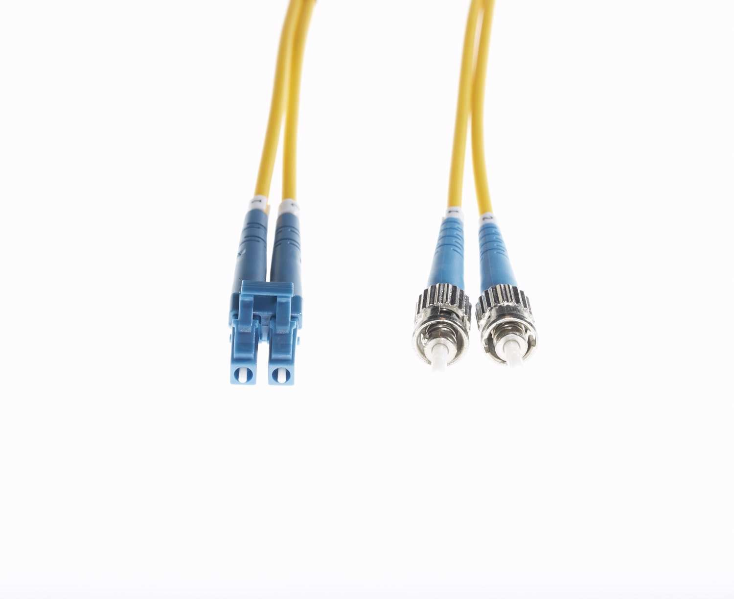 4Cabling 10M LC-ST Os1 / Os2 Singlemode Fibre Optic Cable: Yellow