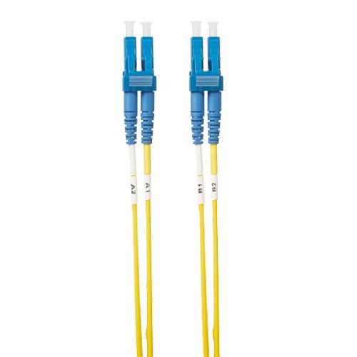 4Cabling 10M LC-LC Os1 / Os2 Singlemode Fibre Optic Cable: Yellow 2MM Oversleeving