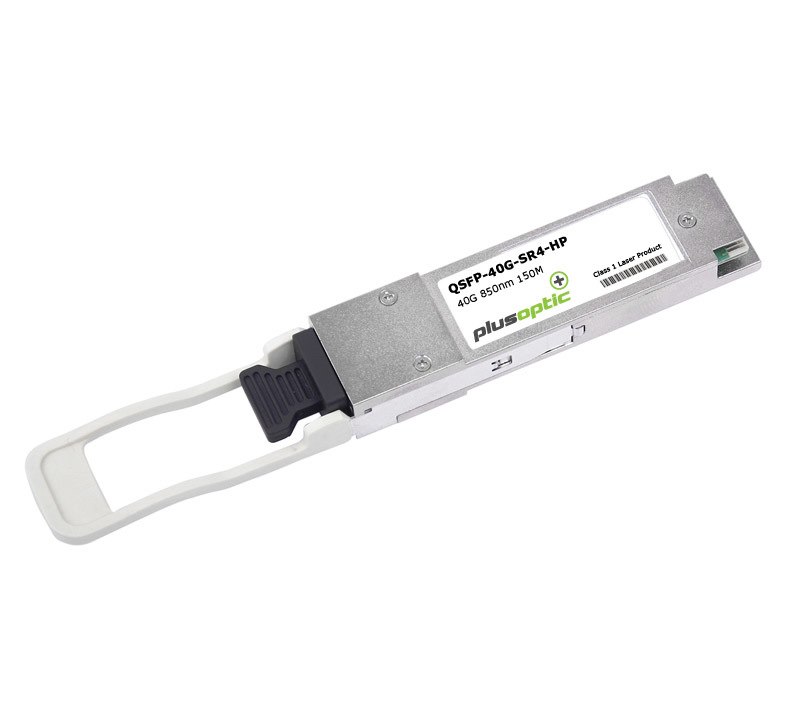 PlusOptic HP / Aruba Compatible (Jg325a, Jh231a), 40G, QSFP+, 850NM, 150M Transceiver, Mtp/Mpo Connector For MMF With Dom | PlusOptic QSFP-40G-SR4-HP