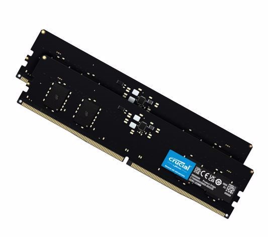 Crucial 32GB (2x16GB) DDR5 Udimm 4800MHz CL40 Desktop PC Memory For Intel 12TH Gen Cpu Or Z690 MB