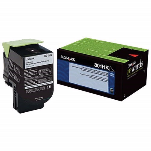 Lexmark C236HK0 Black High Yield Return Program Toner 3K For C2425DW MC2425DW