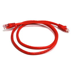 8Ware 8WR Cab Nw-Cat6a-1M-Red