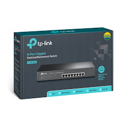 TP-Link TL-SG1008: 8-Port Unmanaged Gigabit Rackmount Ethernet Switch