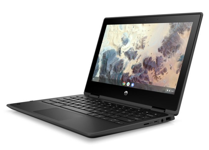 HP Chromebook x360 11 G4 Education Edition, 11.6" HD Touch, Celeron N4500, 8GB, 64GB eMMC, Chrome 64, Pen, Cam, Jet Black, 3Yr NBD Warranty + Laptop Sleeve