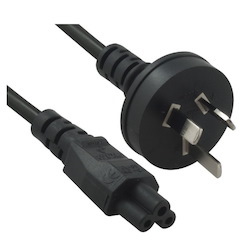 8Ware Power Cable From 3-Pin Au Male To Iec C5 Female Plug In 1M