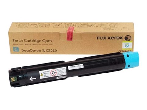 Fuji Xerox Original Laser Toner Cartridge - Cyan - 1 / Box