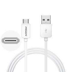 Pisen Usb-C To Usb-A Cable (1M) White -Data Transfer 480Mbps,Durable And Flexible,Samsung Galaxy,Apple iPhone,iPad,MacBook,Google,OPPO,Nokia