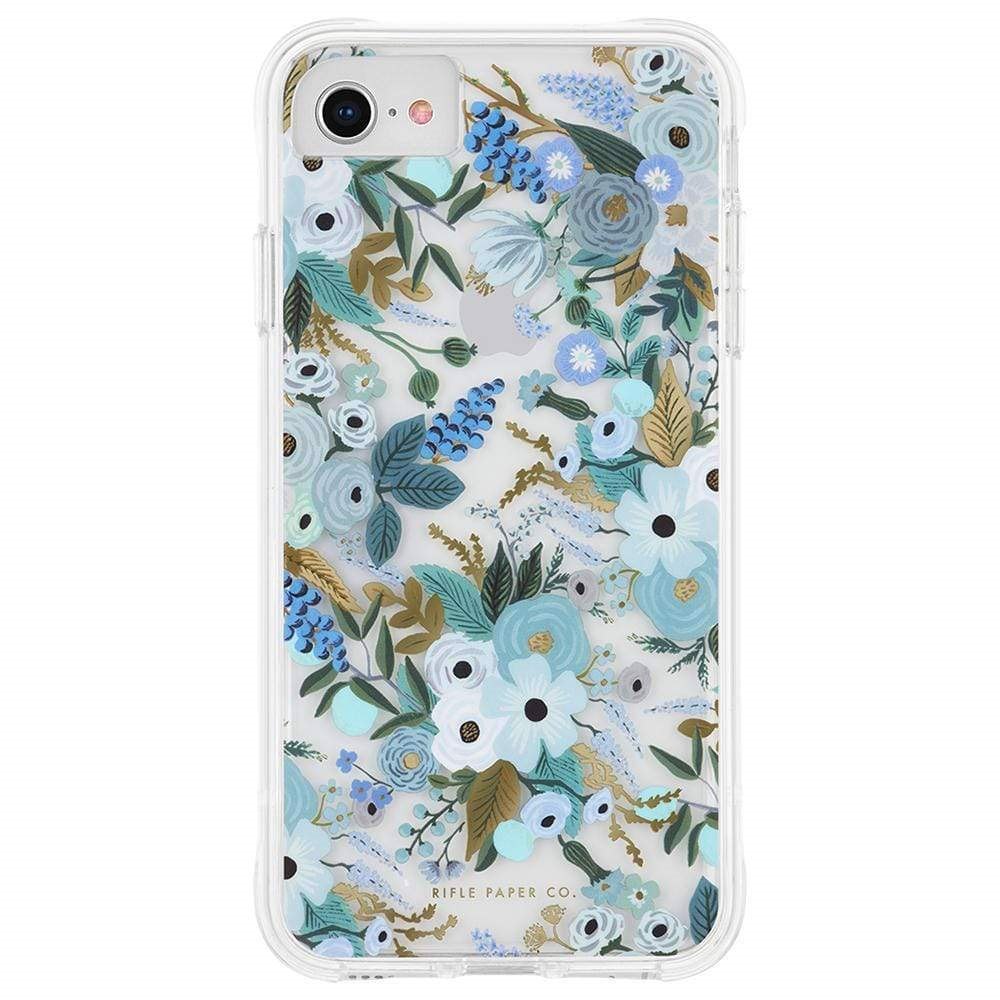CaseMate Case-Mate Apple iPhone Se / iPhone 8 / iPhone 7 - Rifle Paper Co. - Garden Party Blue (CM042582), Compatible With Wireless Charging