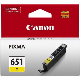 Canon CLI-651Y Original Inkjet Ink Cartridge - Yellow Pack