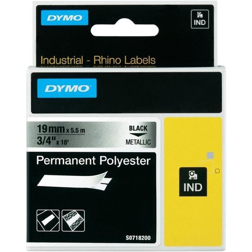 Dymo SD18487 Rhino 19MM Metallized Permanent Label