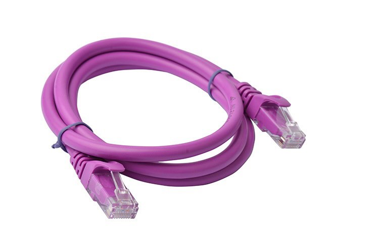 8Ware 8WR Cab Nw-Cat6a-1M-Purple