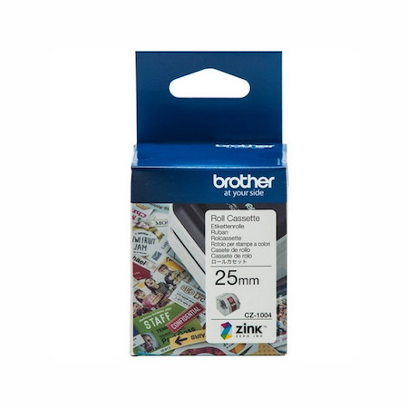 Brother CZ-1004 25MM Cassette Roll, 5M Length