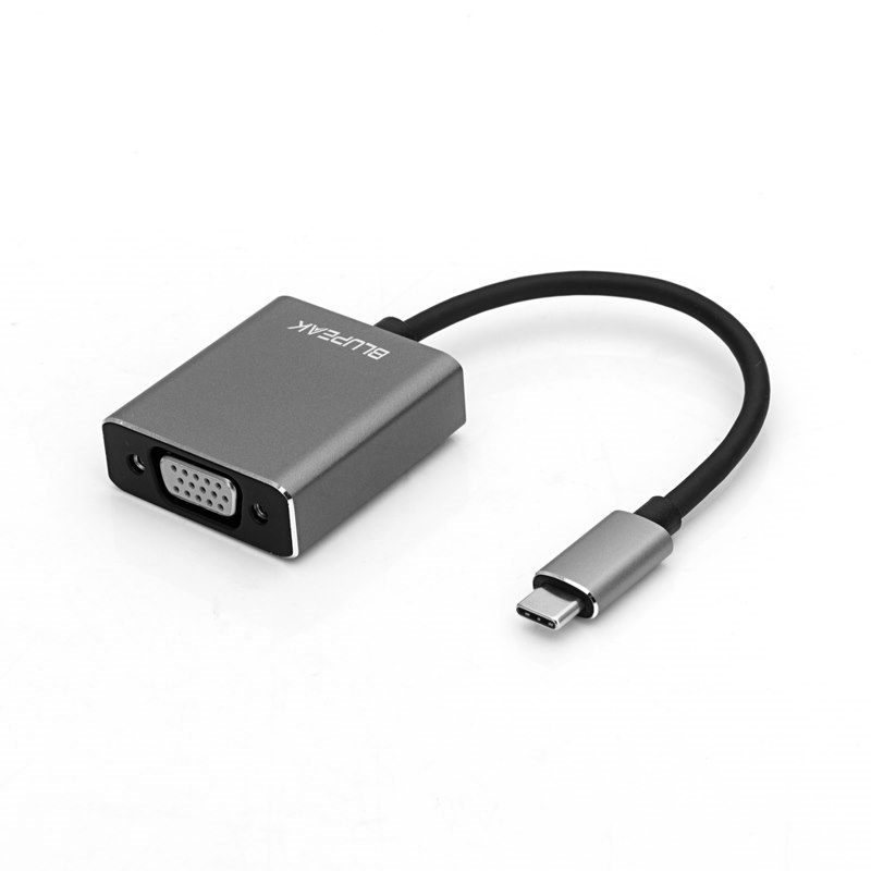 Blupeak Usb-C(M) To Vga(F) Adapter, 1080P At 60Hz, 2 YR WTY