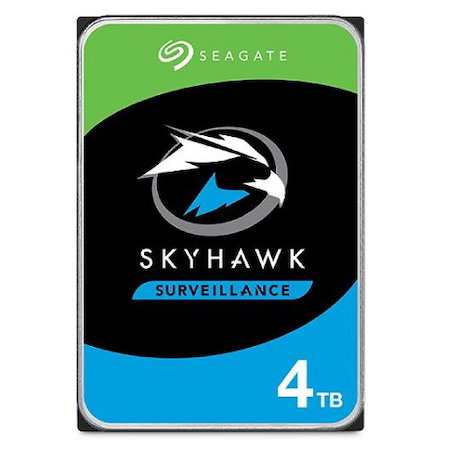 Seagate Skyhawk Surveillance Internal 3.5" Sata Drive, 4TB, 6GB/S, 5900RPM, 3YR WTY