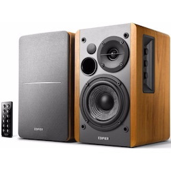 Edifier !Stortage Edifier R1280DB - 2.0 Lifestyle Bookshelf Bluetooth Studio Speakers Brown - 3.5MM AUX/RCA/BT/Optical/Coaxial Connection/Wireless Remote