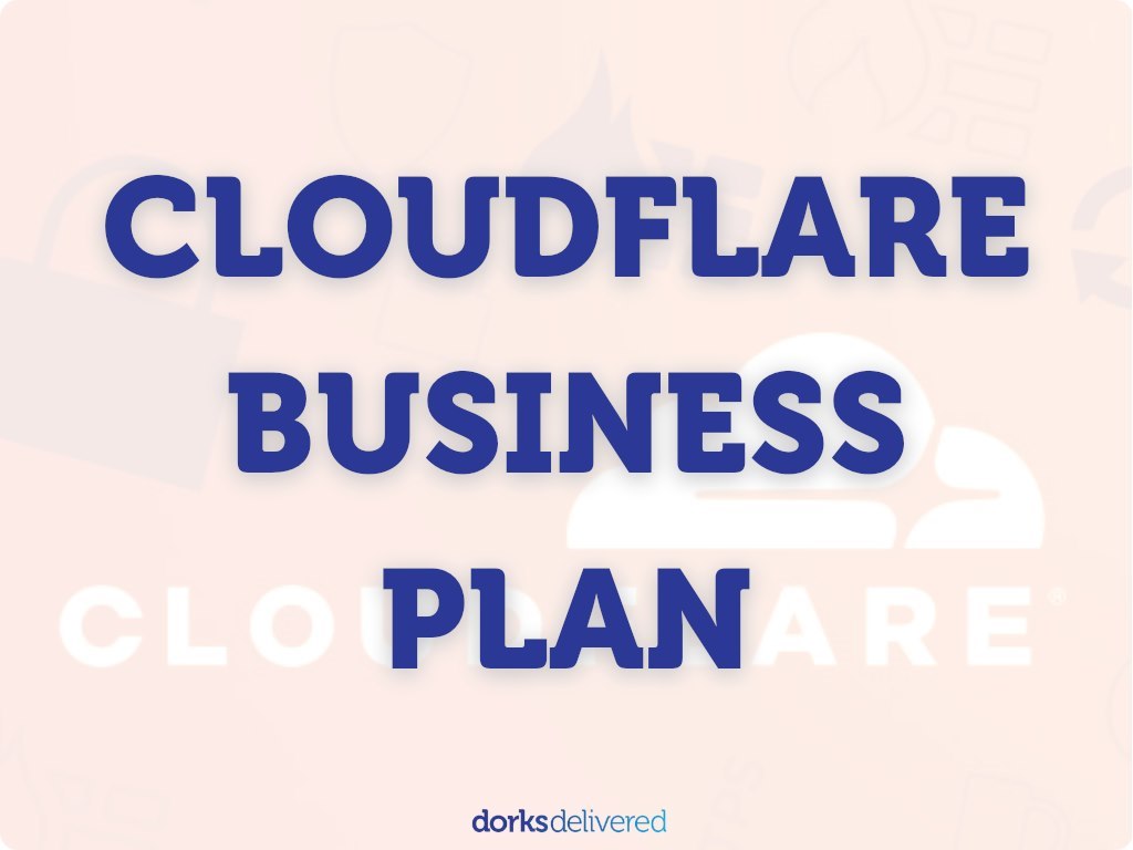 [Managed Security] Cloudflare (Annual Business Plan) 