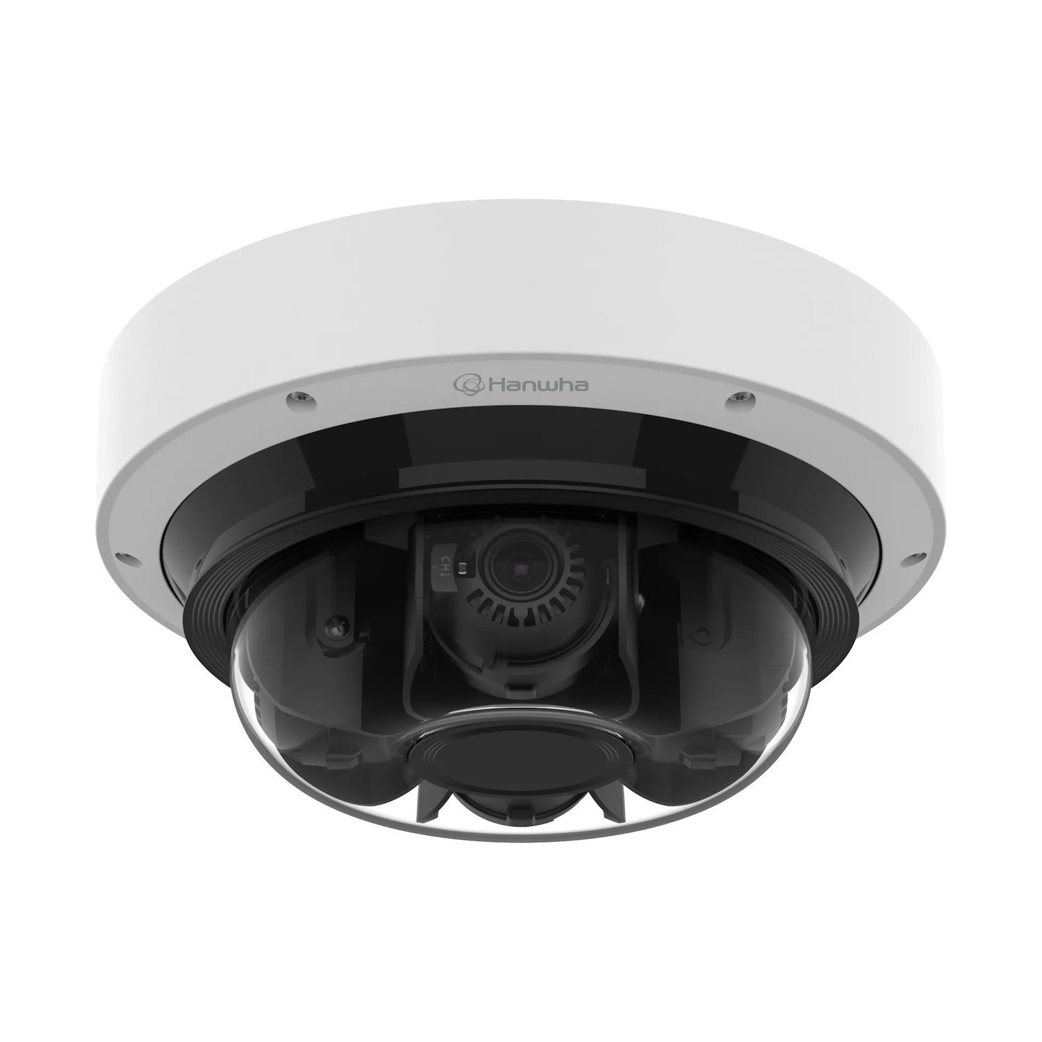 Hanwha PNM-C16083RVQ 4 Megapixel Outdoor Network Camera - Color - Dome - White