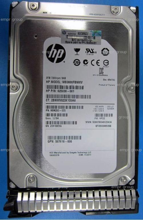 HPE 3 TB Hard Drive - 3.5" Internal - SAS (6Gb/s SAS)