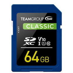 Team Classic SD Memory Card -64 GB