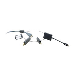 Kramer Ad-Ring-6 Included Adapters: Usb type-C (M) To Hdmi (F) DisplayPort (M) To Hdmi (F) Mini DisplayPort (M) To Hdmi (F)