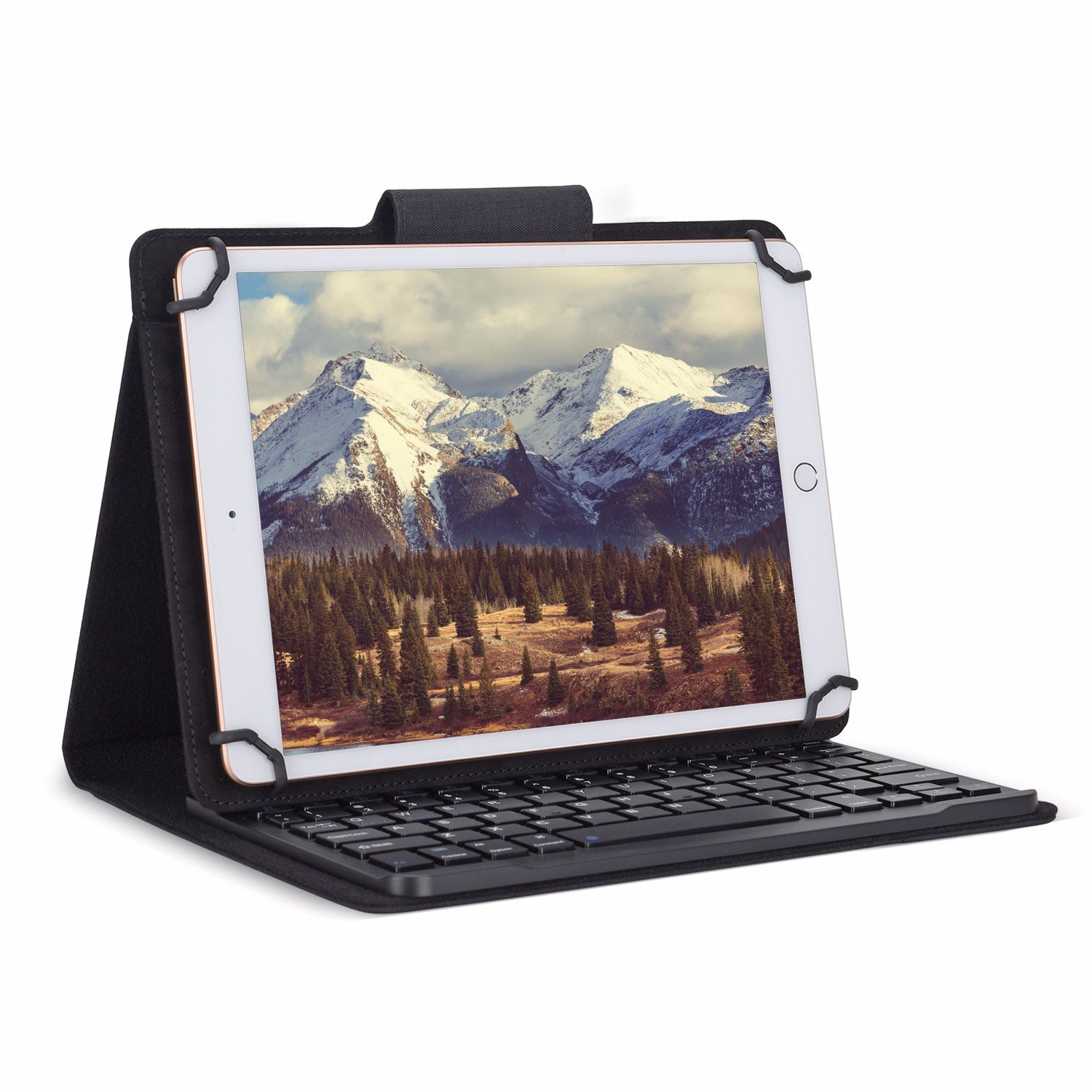 Bonelk Universal Keyboard Folio For Tablets 9"-11" (Black)