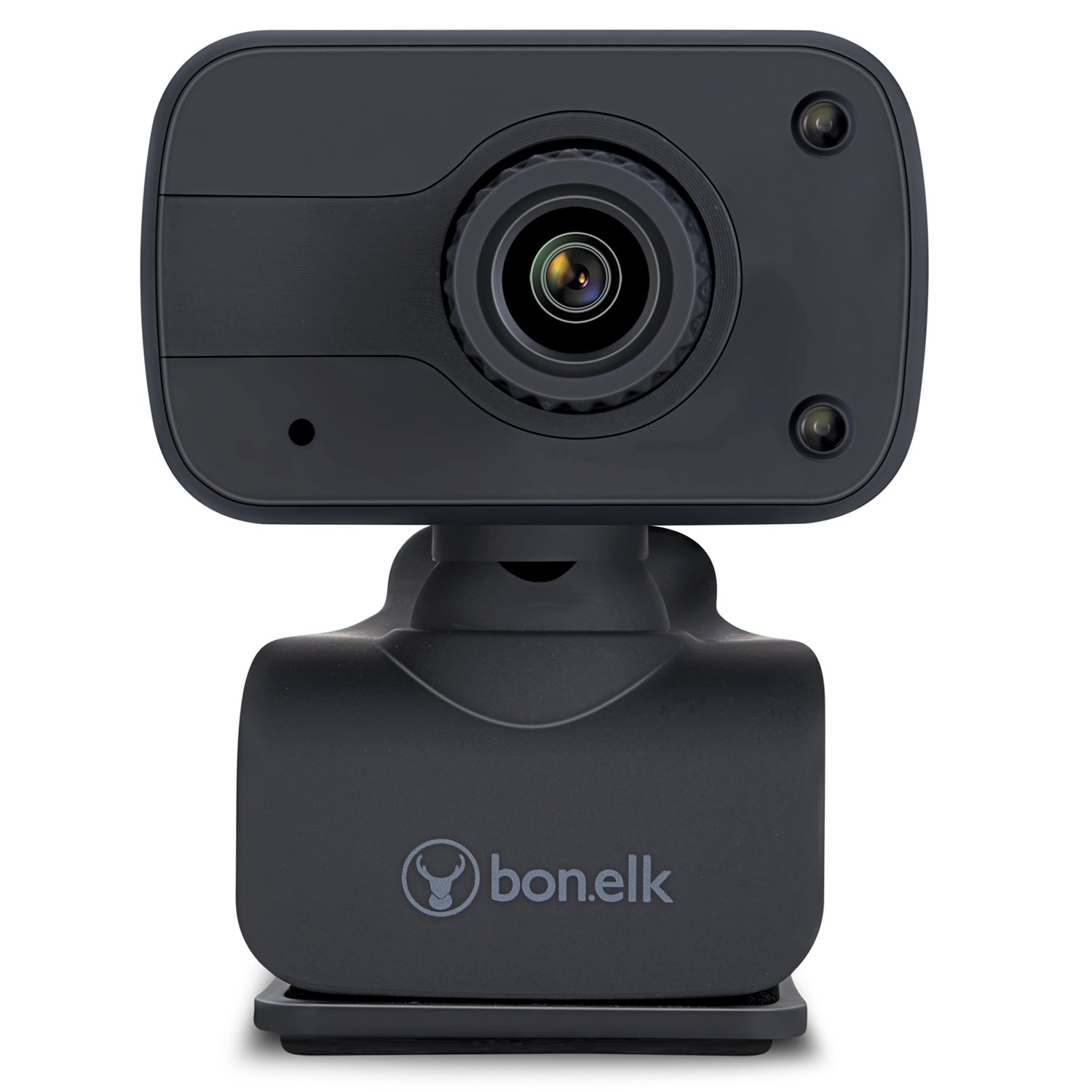 Bonelk Usb Webcam, Clip On, 1080P (Black)