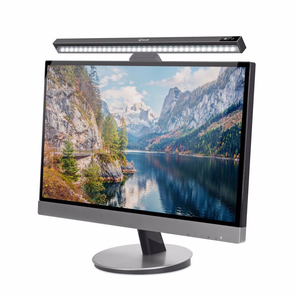 Bonelk Lightbar Monitor Light, Abs (Black)