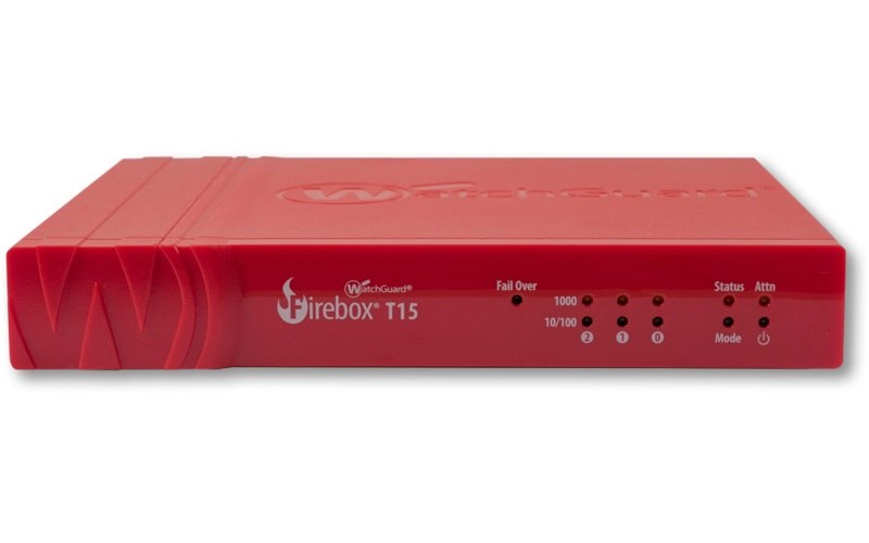 WatchGuard Firebox T15 With 1-YR Total Security Suite (WW)