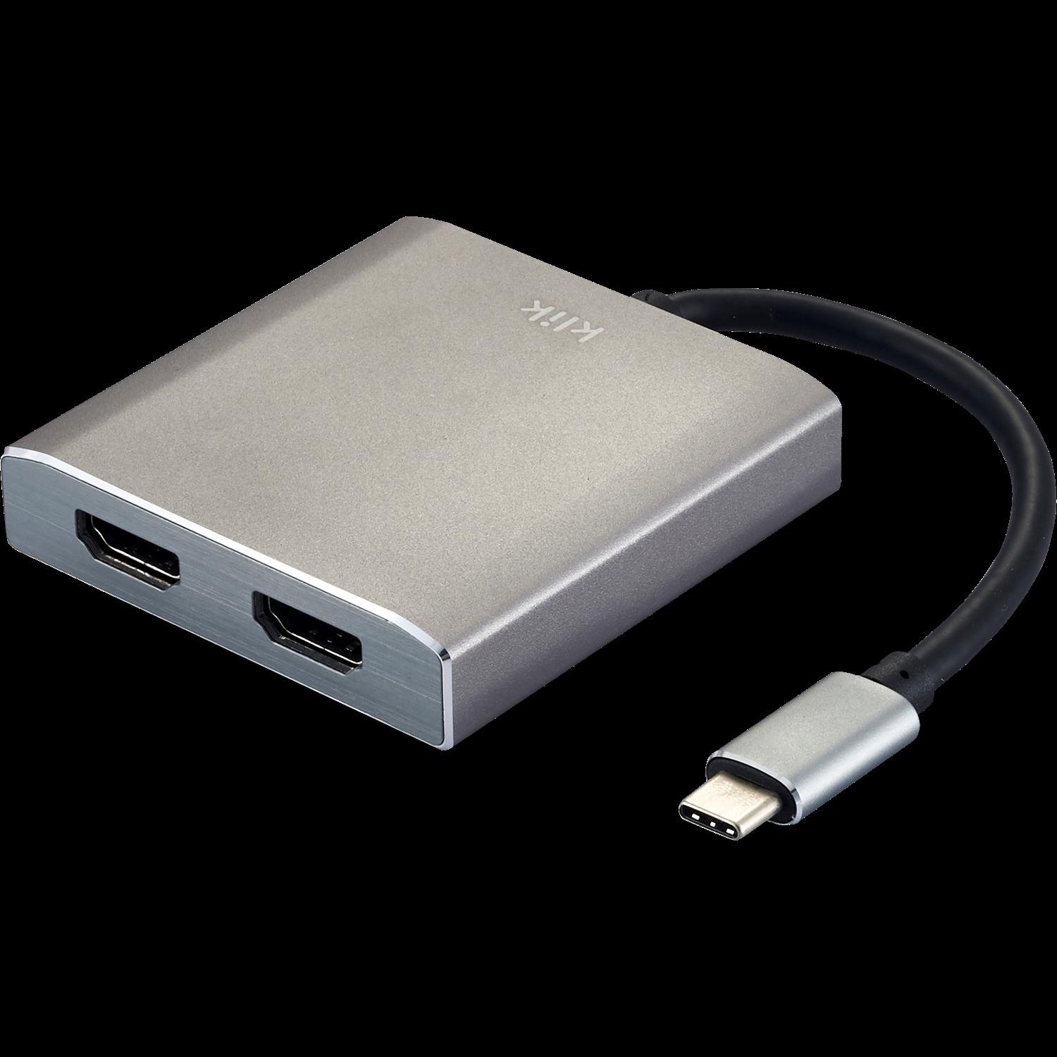 Klik Usb-C To 2 X Hdmi Adapter