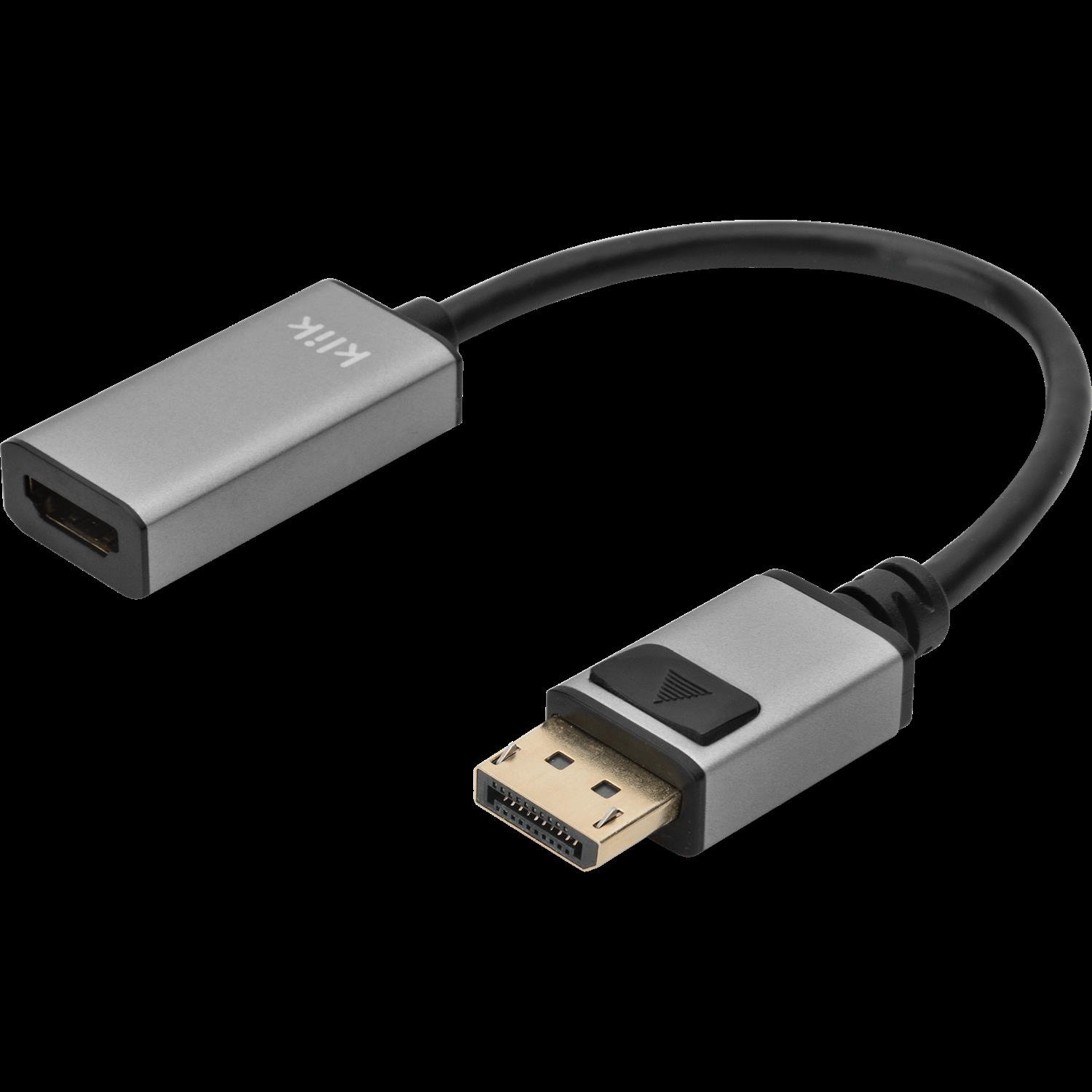 Klik 20CM DisplayPort Male To Hdmi 4K2K Adapter