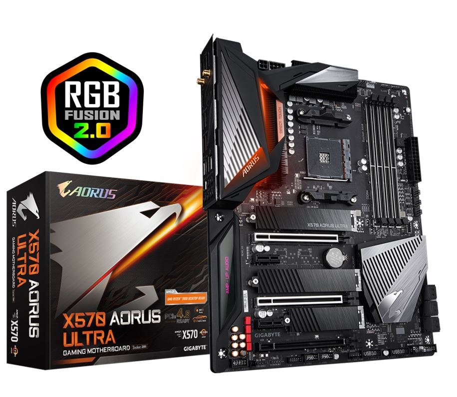 Gigabyte X570 Aorus Ultra MB, Am4, 4xDDR4, 6xSATA, 3xM.2, Usb-C, Atx, 3YR