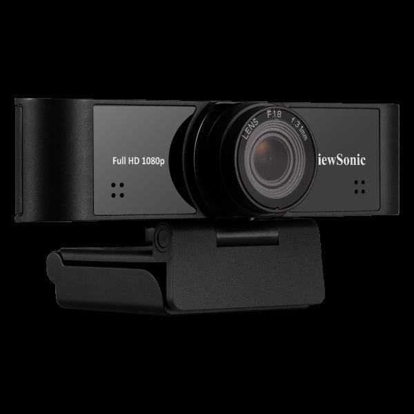 ViewSonic 1080P Ultra-Wide Usb Camera With Built-In Microphones Compatible - Windows And Mac